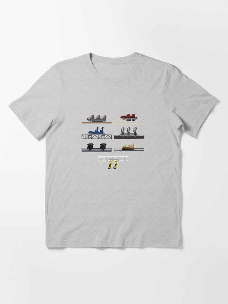 Alternate view of Heide Park Coaster Cars Essential T-Shirt