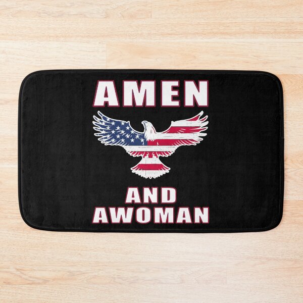 Item preview, Amen and Awoman Gender equality Praying at Congress Prayer White designed and sold by Camelot71.
