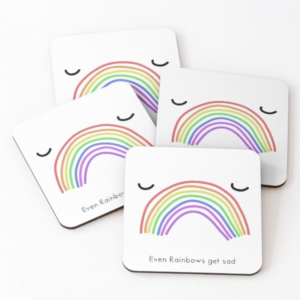 Item preview, Even rainbows get sad designed and sold by PopcornpunkART.