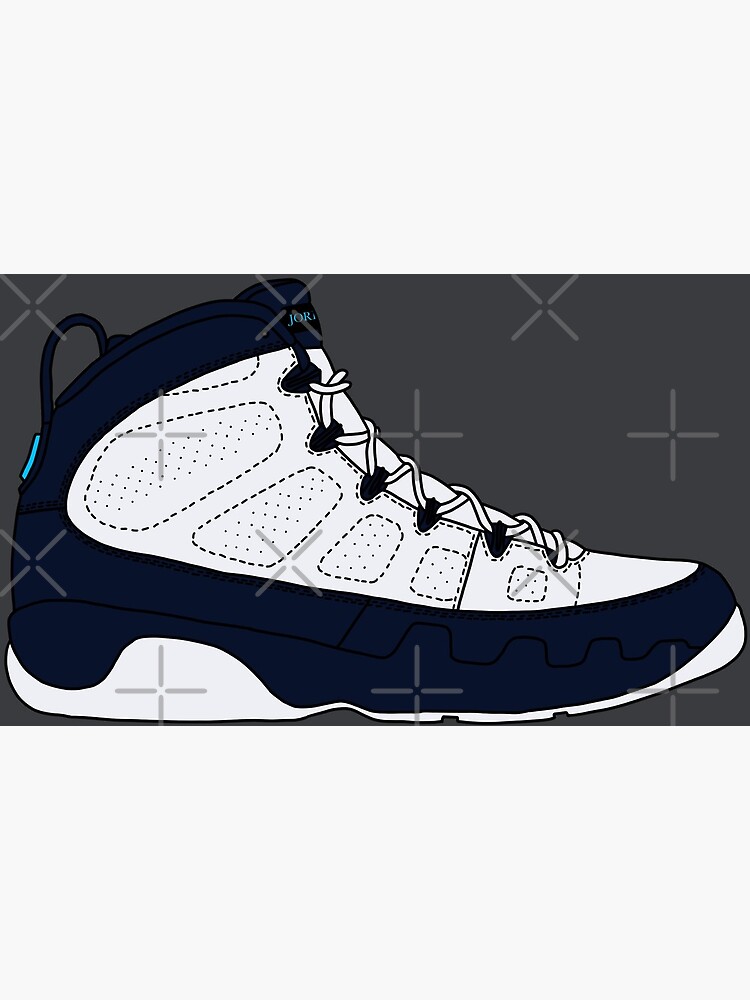 air jordan ix university blue