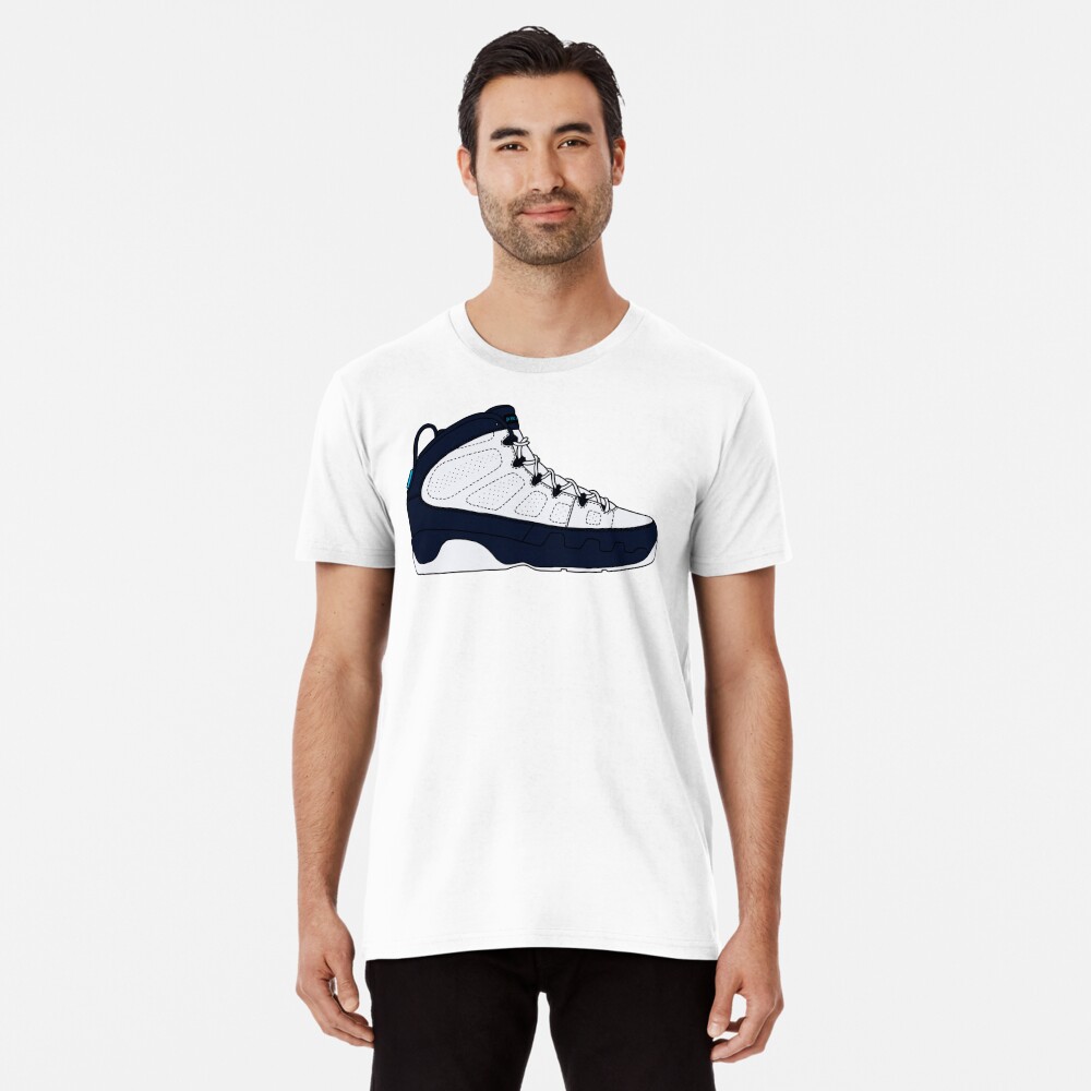 Jordan 9 blue pearl sales shirt