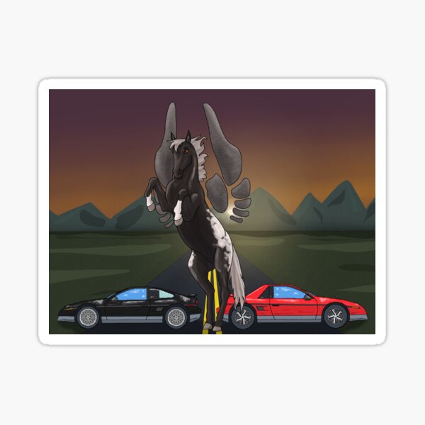 Fieros and Pegasus Scene Sticker