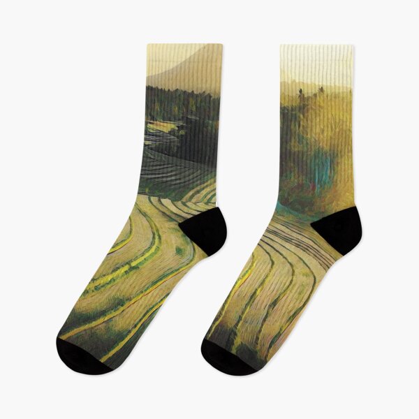 Item preview, Rice fields designed and sold by AnnaAndVibes.