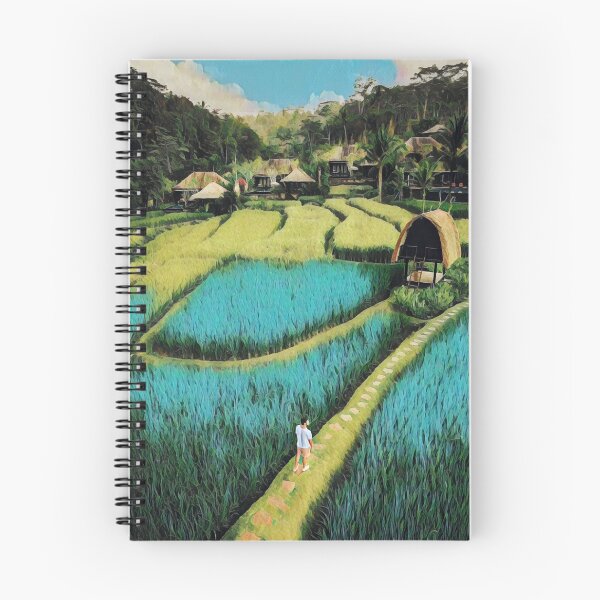 Item preview, Rice fields designed and sold by AnnaAndVibes.