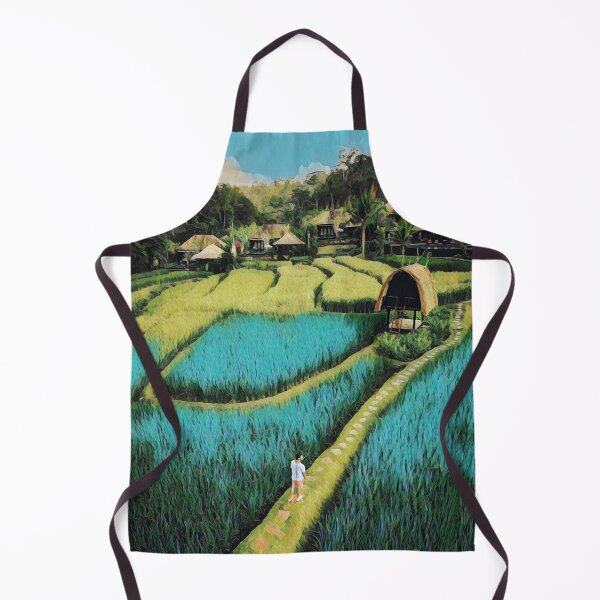 Item preview, Rice fields designed and sold by AnnaAndVibes.
