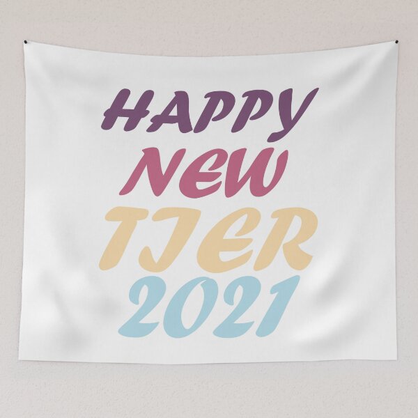 Item preview, HAPPY NEW TIER 2021 sticker designed and sold by Shop us .