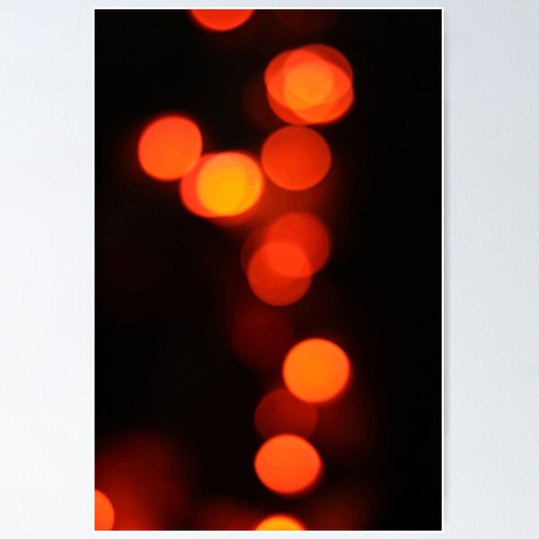 Item preview, Orange Light Bokeh Effect designed and sold by Jangel Nolasco Garcia.