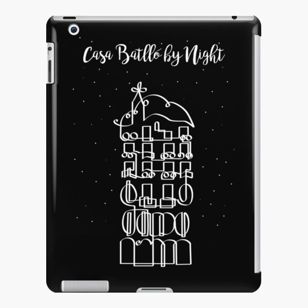 Casa Batlló de noche Funda rígida para iPad