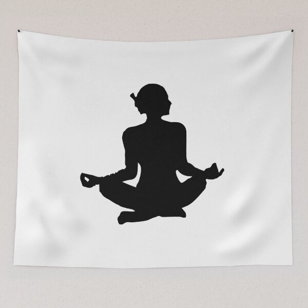 Item preview, Paisley Meditating Goddess Yoga designed and sold by salman4747.