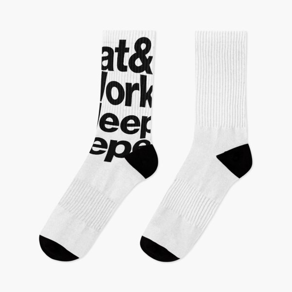 Item preview, Eat & Work & Sleep & Repeat (black) designed and sold by dudethecreator.