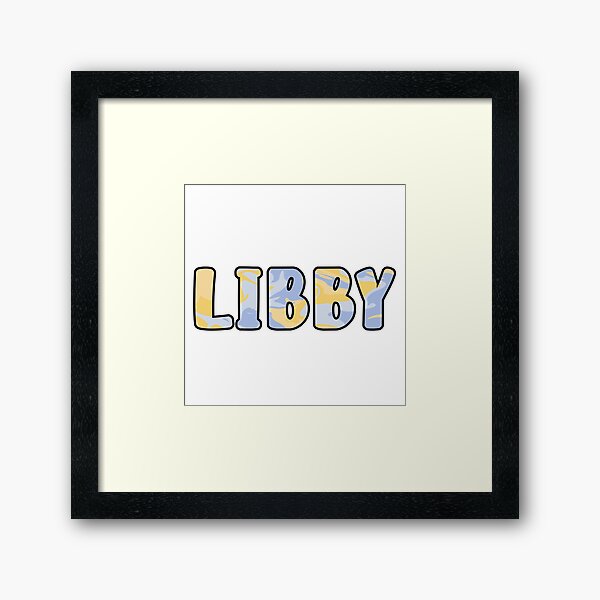 Libby  Name Art Print