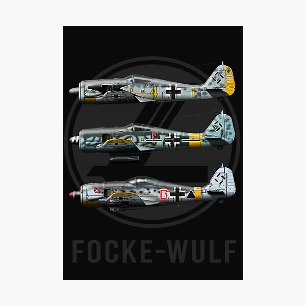 Focke Wulf FW190 Collection (watermark) Photographic Print