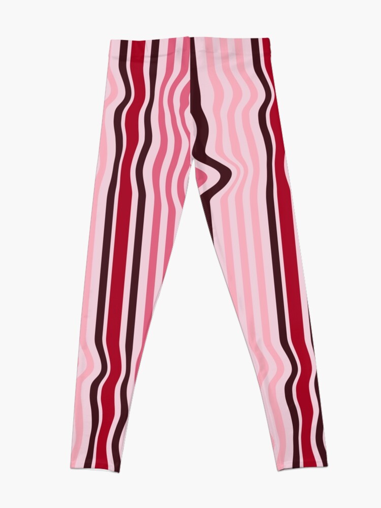 Alternate view of Curly-Stripes Pattern Leggings