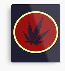 Weed Metal Print