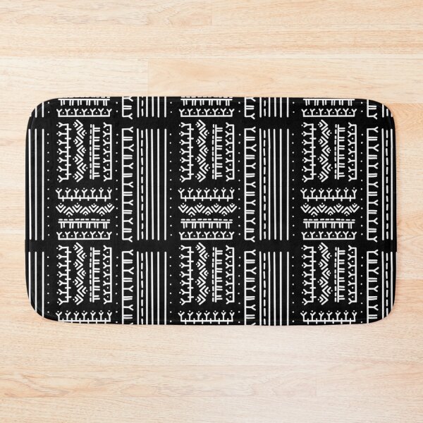 Item preview, Inuit Tattoo Pattern White on Black designed and sold by AstralOphelia.