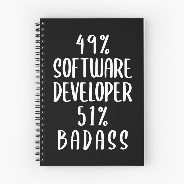 Item preview, 49% Software Developer 51% Badass designed and sold by livegood.