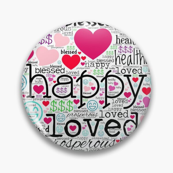 Item preview, Happy and Loved in Sweet Colors designed and sold by frankie5368.