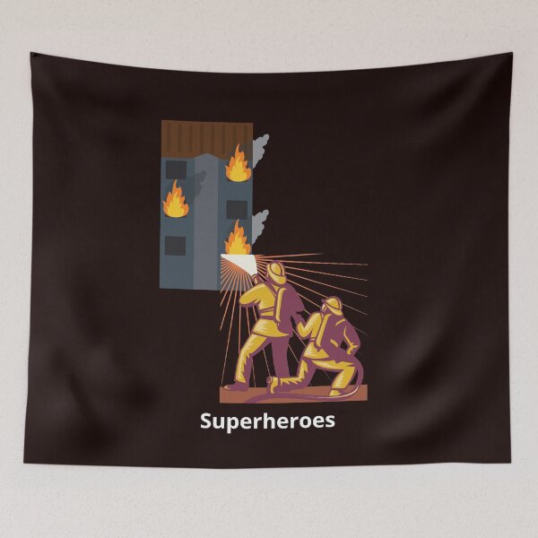 Item preview, Superheroes - Firefighters designed and sold by Sonofwilliam.