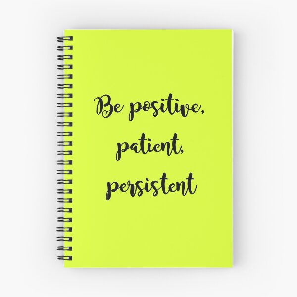 Item preview, Be Positive, Patient, Persistent Printable Poster - Instant Download designed and sold by FirSen.