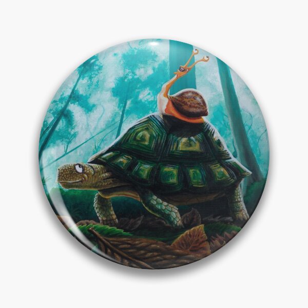 Artikelvorschau, Die Schildkröte und die Schnecke (Perspektive) entworfen und verkauft von LTWArt.