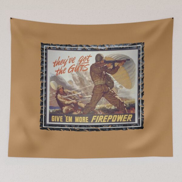 Item preview, United States Army, Poster, Give Em More Firepower designed and sold by ronnieyoung.