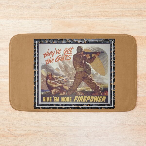 Item preview, United States Army, Poster, Give Em More Firepower designed and sold by ronnieyoung.