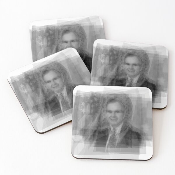 Item preview, George H. W. Bush Portrait designed and sold by Steven Socha.