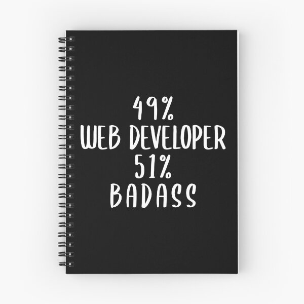 Item preview, 49% Web Developer 51% Badass designed and sold by livegood.
