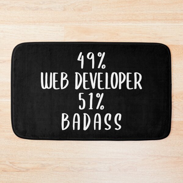 Item preview, 49% Web Developer 51% Badass designed and sold by livegood.