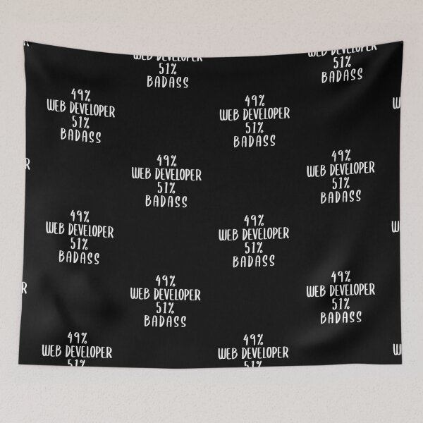 Item preview, 49% Web Developer 51% Badass designed and sold by livegood.