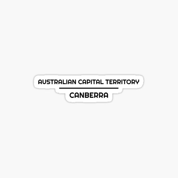 Item preview, Australian Capital Territory - Canberra - Black designed and sold by retro87tee.