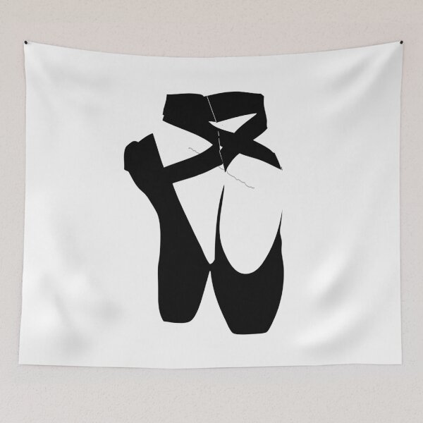 Item preview, Ballet Toe Shoes Black Dance designed and sold by AlteredAtelier.