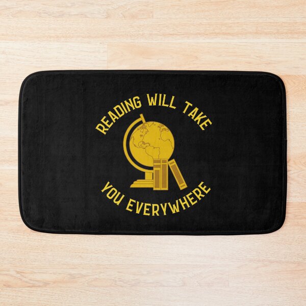 Item preview, Reading Will Take You Everywhere (Gold and Brown) Back to School designed and sold by charqui.