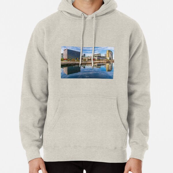 Reflections at Docklands Pullover Hoodie