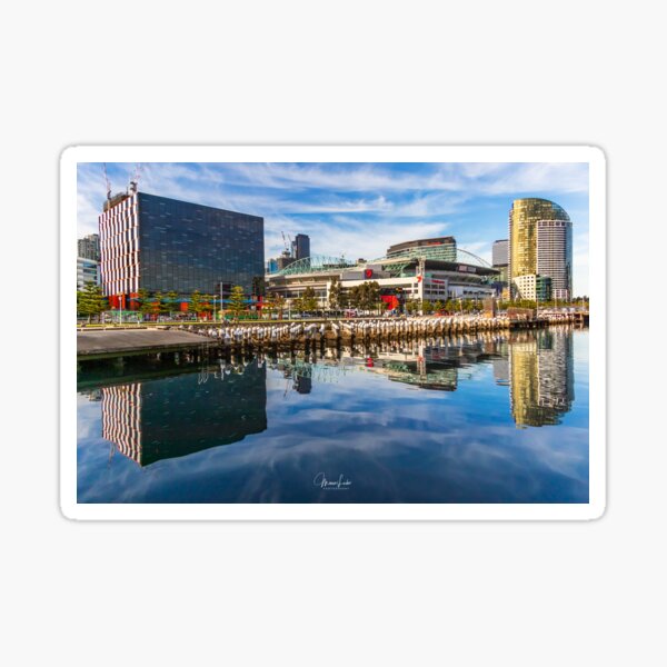 Reflections at Docklands Sticker