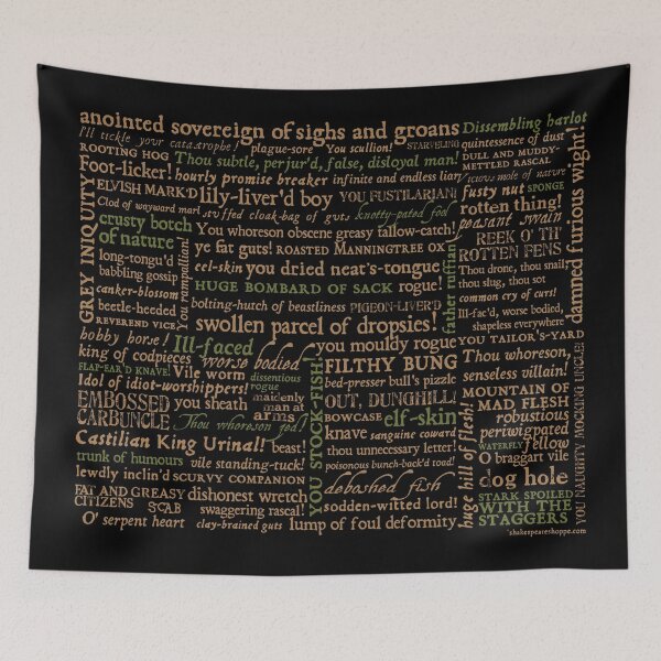 Item preview, Shakespeare Insults Dark - Revised Edition (by incognita) designed and sold by Styled Vintage.