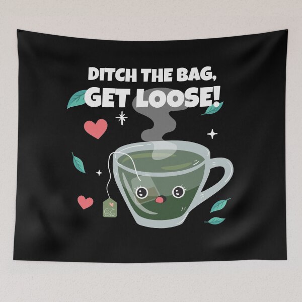 Item preview, tea enthusiast, i love tea, a caffeine addict, green tea match, tisane lover designed and sold by SuperiorPrints.