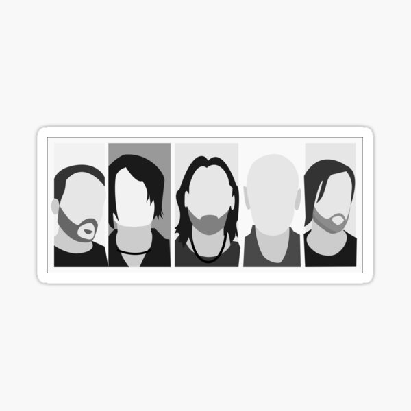 Radiohead rock band Sticker