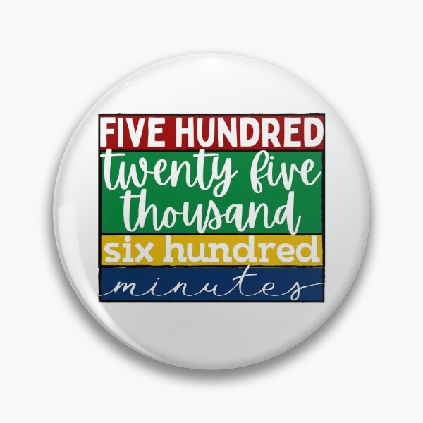 Item preview, 525600 Minutes - Rent Musical Quote designed and sold by Downstage Designs.