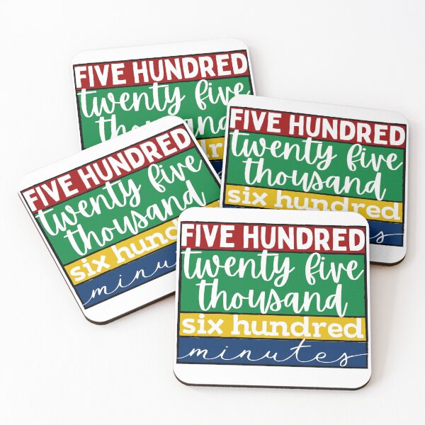 Item preview, 525600 Minutes - Rent Musical Quote designed and sold by Downstage Designs.