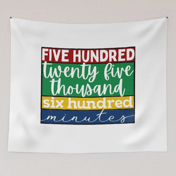 Item preview, 525600 Minutes - Rent Musical Quote designed and sold by Downstage Designs.