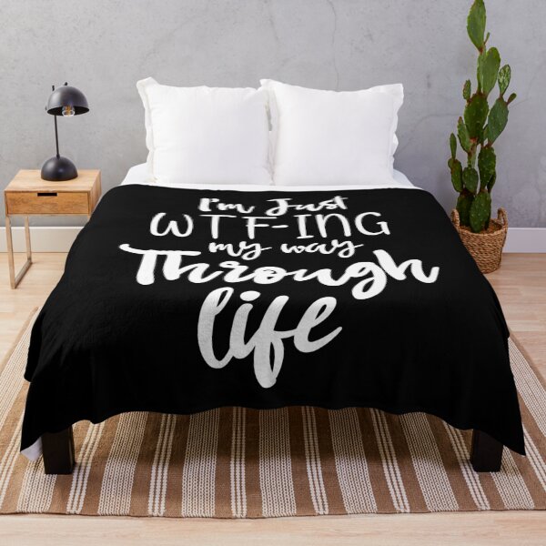 Item preview, I'm just Wtf-ing my way through life funny women's designed and sold by dianoo.