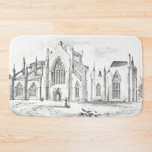 Item preview, Melrose Abbey | Vintage Illustration designed and sold by yourscotborders.
