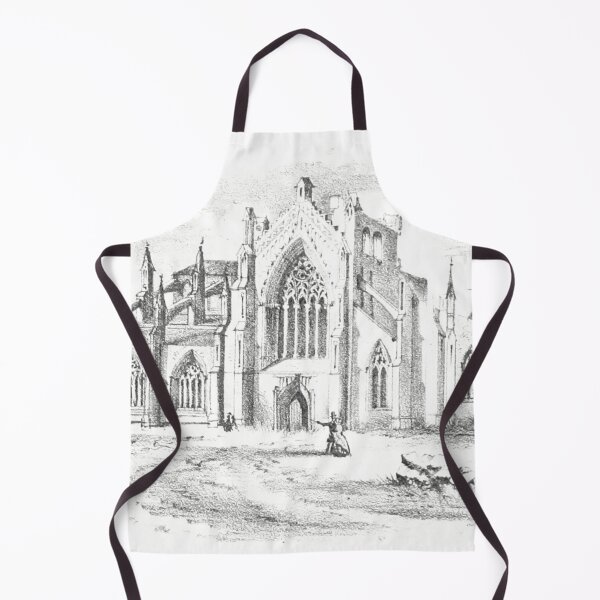 Item preview, Melrose Abbey | Vintage Illustration designed and sold by yourscotborders.