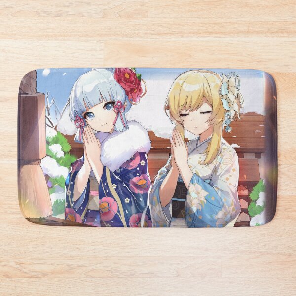 Item preview, Genshin Impact - Ayaka And Lumine Dressed in Kimono designed and sold by Krimsy.