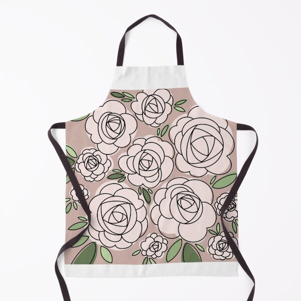 Item preview, Modern Pink Iceberg Roses - Pink background designed and sold by linesbymichelle.