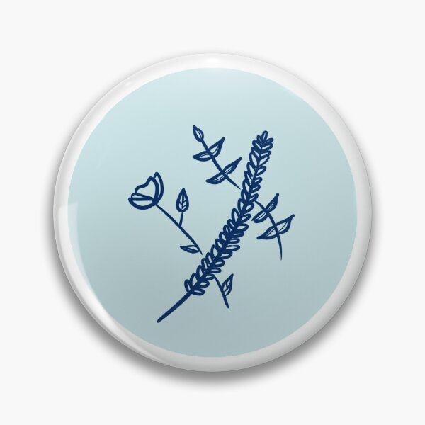 Item preview, Blue Floral Design designed and sold by trylight.