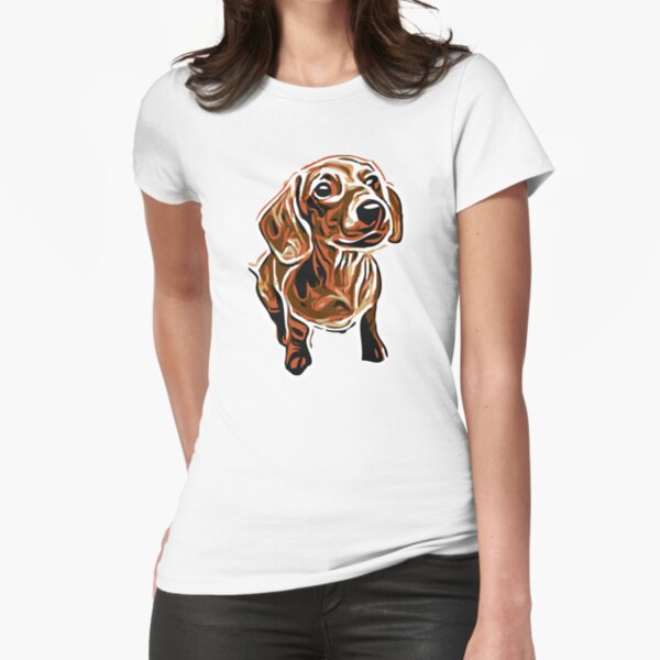 Dachshund Fitted T-Shirt