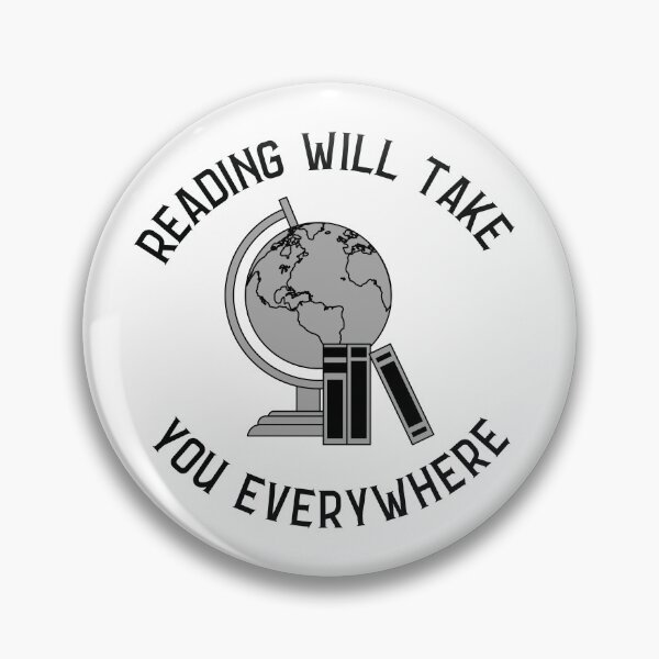 Item preview, Reading Will Take You Everywhere (Black and Gray) Back to School designed and sold by charqui.