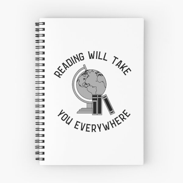 Item preview, Reading Will Take You Everywhere (Black and Gray) Back to School designed and sold by charqui.